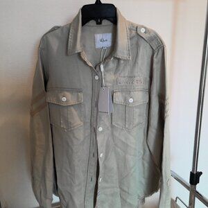 Rails Military Style button up NWT - Medium